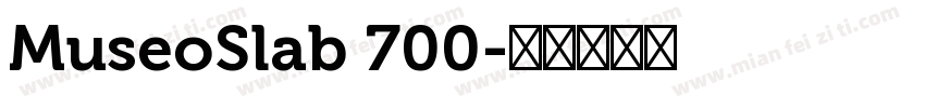MuseoSlab 700字体转换